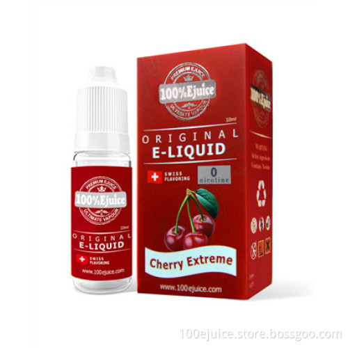 100%Ejuice Premium E Liquid Supplier in China (15ml 30ml) with Cherry Dark Flavor E Liquid E Juice